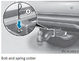 ■ Secure the bolt using spring cotter 6.