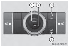 Rear control panel