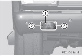 Example: rear fog lamp