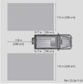 Blind Spot Assist monitors the area up to